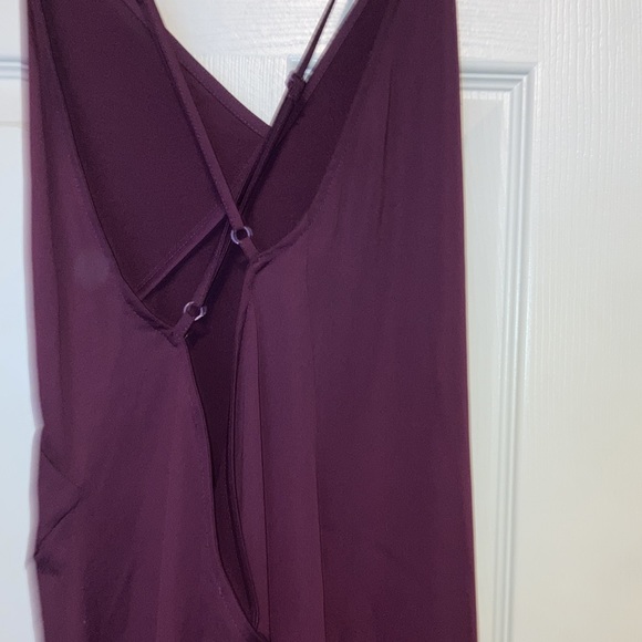 Beautiful maroon slip dress, size medium. - Picture 3 of 3